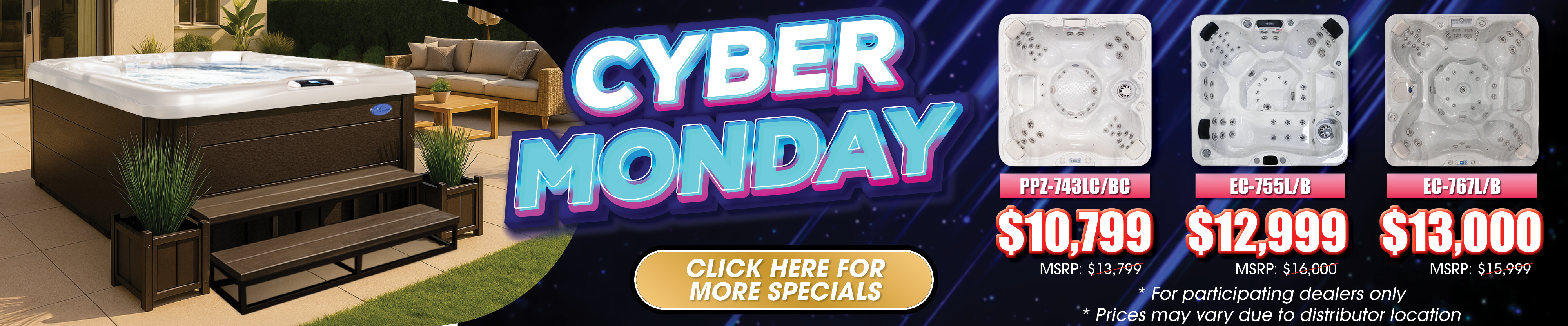 Calspas hot tub being used in a family setting - Gaylord